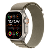  Apple Watch Ultra 2 49mm GPS + Cellular Titanium Case dây Olive Alpine Loop 