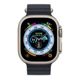  Apple Watch Ultra 49mm GPS + Cellular Titanium Case với dây Midnight Ocean Band 