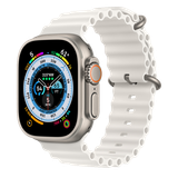  Apple Watch Ultra 49mm GPS + Cellular Titanium Case với dây White Ocean Band 