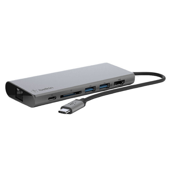 Hub Belkin Multimedia 6-in-1 USB-C - F4U092btSGY - Hàng chính hãng