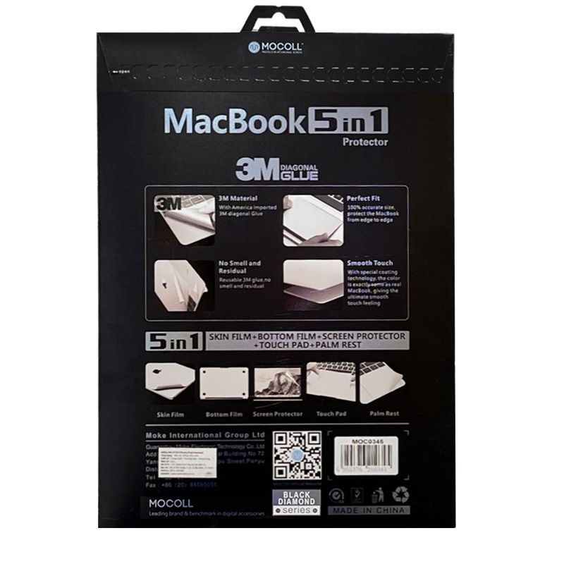  Bộ dán bảo vệ 5-in-1 MOCOLL cho MacBook Air & MacBook Pro 