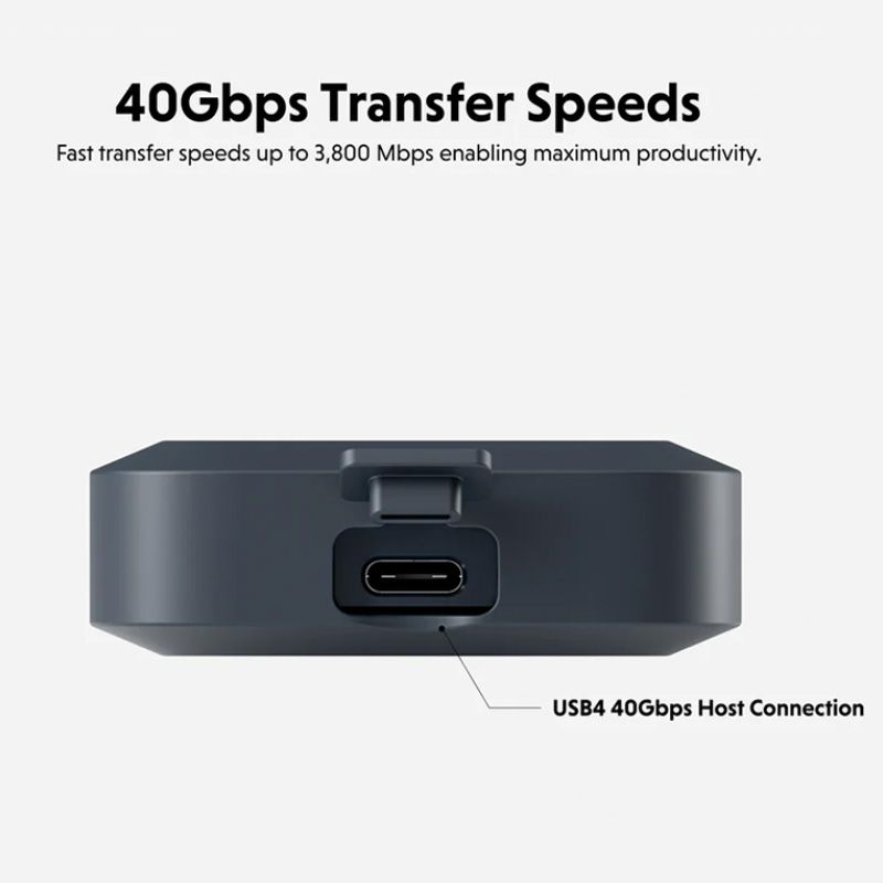 Box ổ cứng SSD HyperDrive Next USB4 NVMe SSD Enclosure - HD5001GL