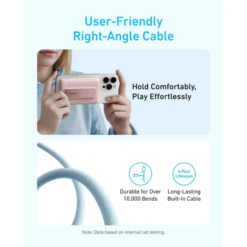 Pin Sạc Dự Phòng Anker Zolo 1 USB-C 15W 10.000mAh Tích Hợp Cáp USB-C A1685 Chính Hãng