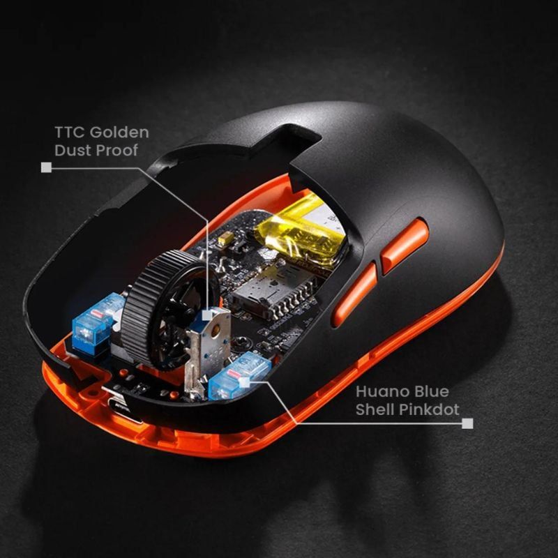 Chuột Gaming siêu nhẹ HyperWork Helios Chính hãng