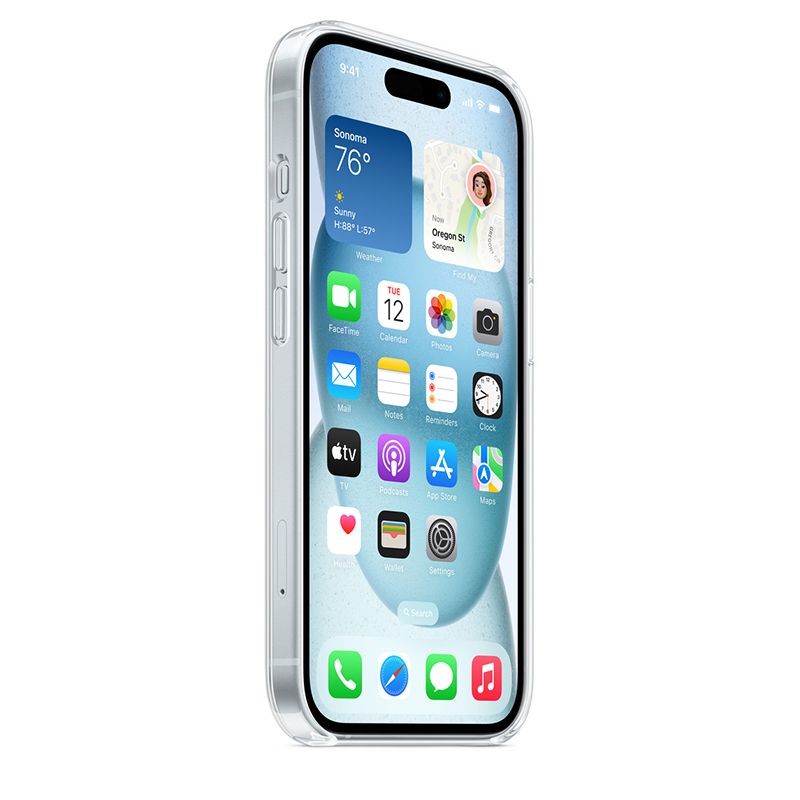Ốp lưng Apple iPhone 15 Plus Clear Case MagSafe chính hãng