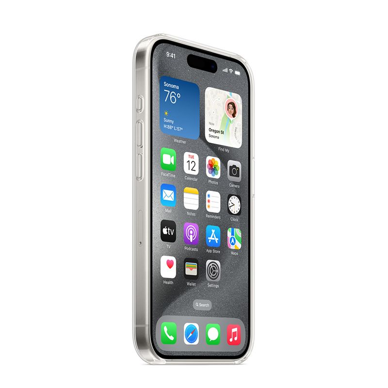 Ốp lưng Apple iPhone 15 Pro Clear Case MagSafe chính hãng