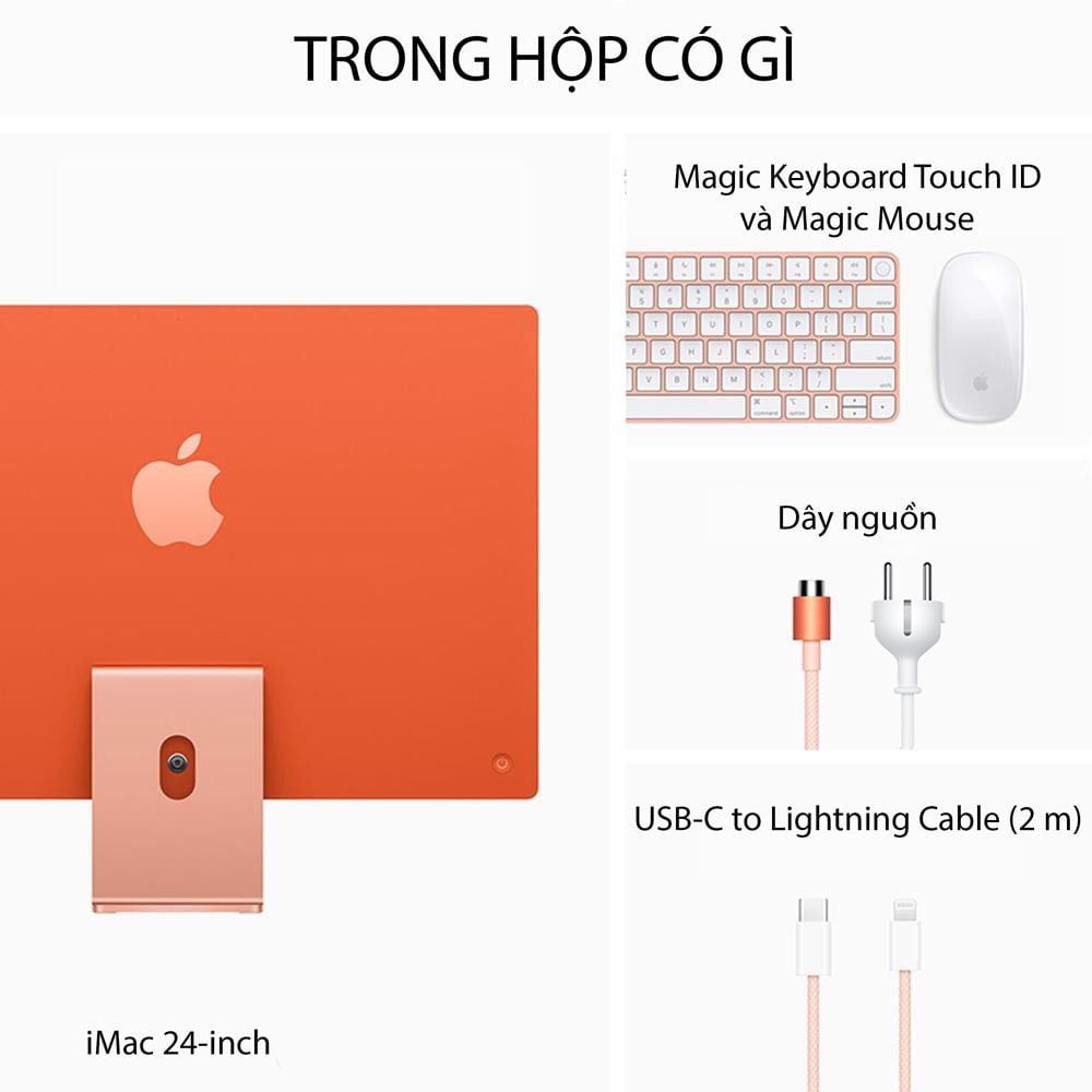 iMac M3 2023 24-inch 4.5K 8 CPU / 10 GPU / 8GB / 256GB - Hàng chính hãng