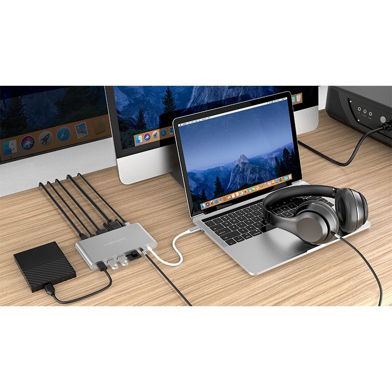 Cổng chuyển HyperDrive ULTIMATE 11-in-1 USB-C Hub (GN30B)