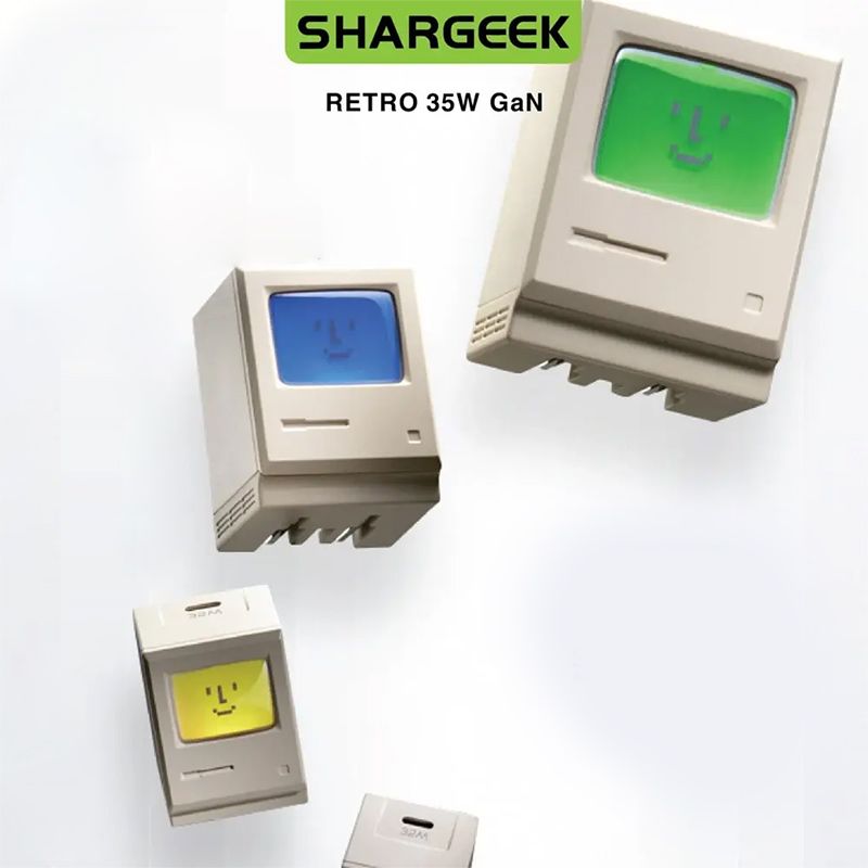 Củ sạc Shargeek Retro 35W 1 cổng USB-C Chính hãng Việt Nam