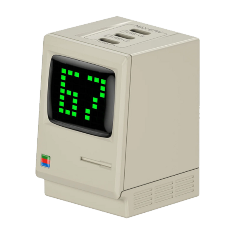 Củ sạc Shargeek Retro 67W 3 cổng USB-C Chính hãng Việt Nam
