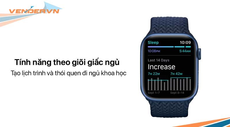 Apple Watch Series 7 GPS 41mm dây cao su Sport Band - Nhiều màu - Hàng chính hãng