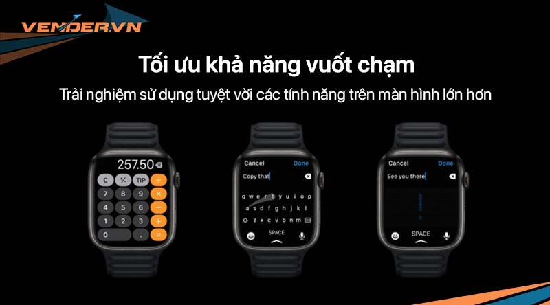  Apple Watch Series 7 GPS + Cellular - Mặt thép 45mm, dây cao su - Nhiều màu - Hàng chính hãng 