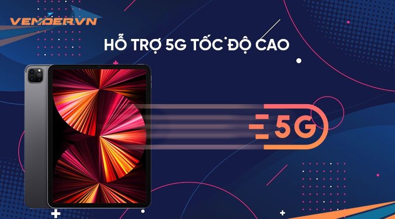 iPad Pro 11-inch M1 - 512GB Wi-Fi + 5G (Cellular) - Hàng chính hãng