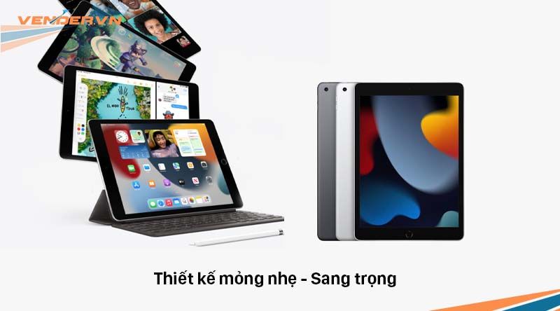 iPad Gen 9 - 256GB Wi-Fi - 4G (LTE) màu Silver & Space Gray - Hàng chính hãng