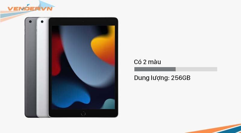  iPad Gen 9 - 256GB Wi-Fi màu Silver & Space Gray - Hàng chính hãng 