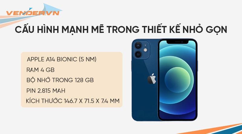 iPhone 12 128GB - Nhiều màu - Hàng chính hãng VN/A