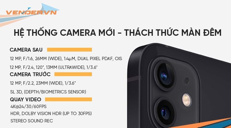iPhone 12 Mini 64GB - Nhiều màu - Hàng chính hãng VN/A