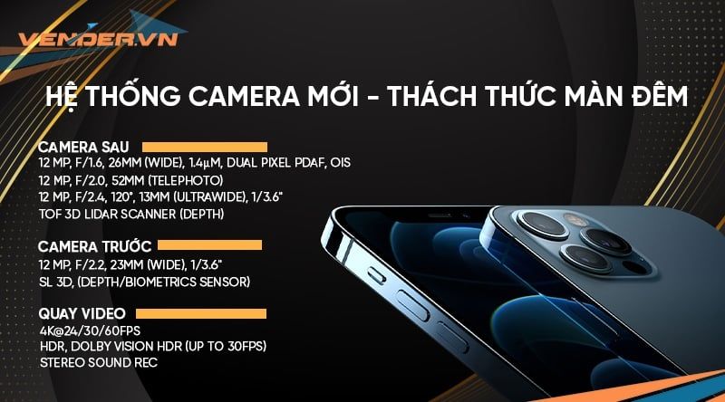 iPhone 12 Pro 128GB - Nhiều màu - Hàng chính hãng VN/A