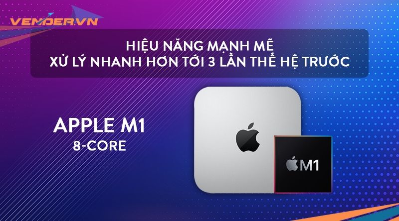 Mac Mini Late 2020 - M1 / 8GB / 256GB - Hàng chính hãng - MGNR3SA/A