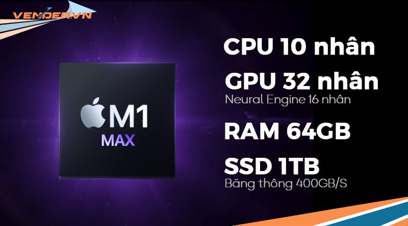 Mac Studio M1 Max / 10CPU / 32GPU / 64GB / 1TB - Part: Z14J00145