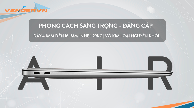 MacBook Air M1 13 inch 2020 Gray 8 CPU / 7 GPU / 8GB / 256GB - Chính hãng VN - Part: MGN63