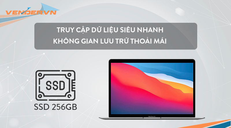MacBook Air M1 13 inch 2020 Gray 8 CPU / 7 GPU / 8GB / 256GB - Chính hãng VN - Part: MGN63