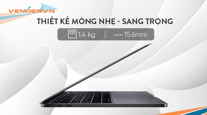MacBook Pro 13-inch 2020 Gray - M1 / 8GB / 256GB - Hàng chính hãng - Part: MYD82