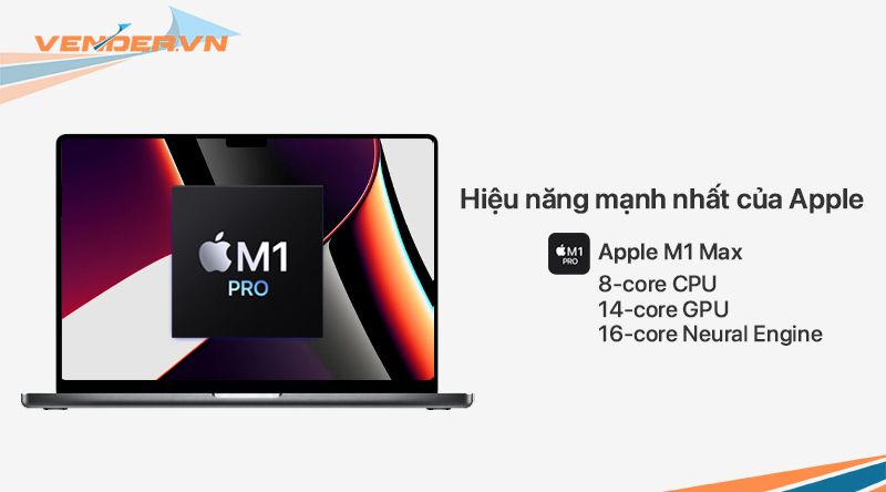 MacBook Pro 14-inch Apple M1 PRO 8-Core CPU / 14-Core GPU / 16GB RAM / 512GB - Hàng chính hãng