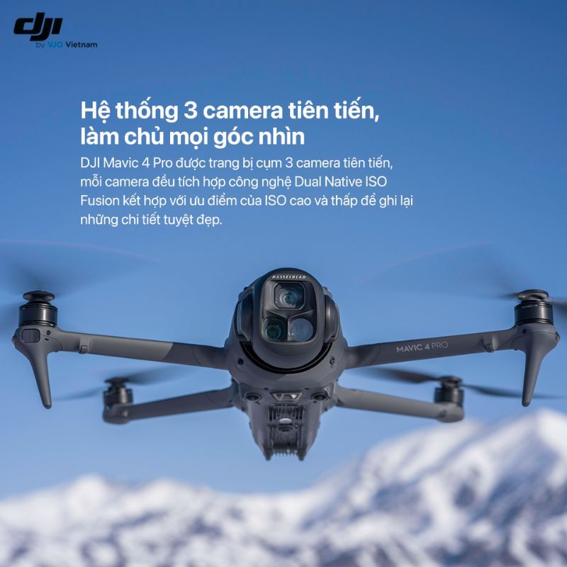 Flycam DJI Mavic 4 Pro chính hãng - 512GB Creator Combo (DJI RC Pro 2)