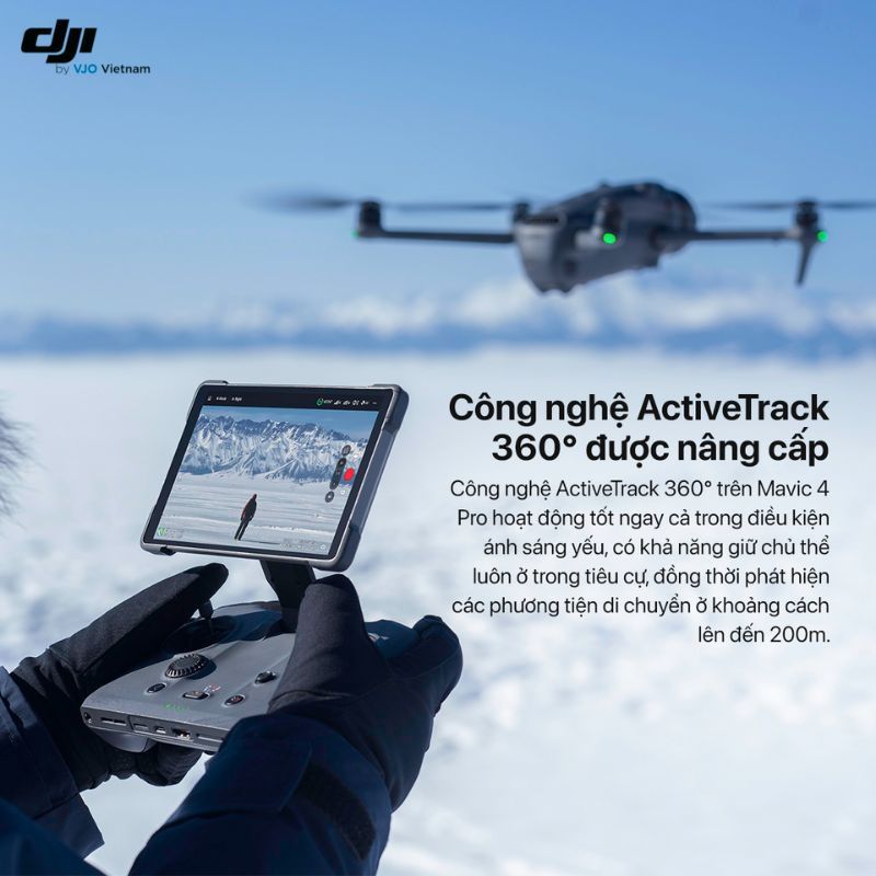 Flycam DJI Mavic 4 Pro chính hãng - 512GB Creator Combo (DJI RC Pro 2)