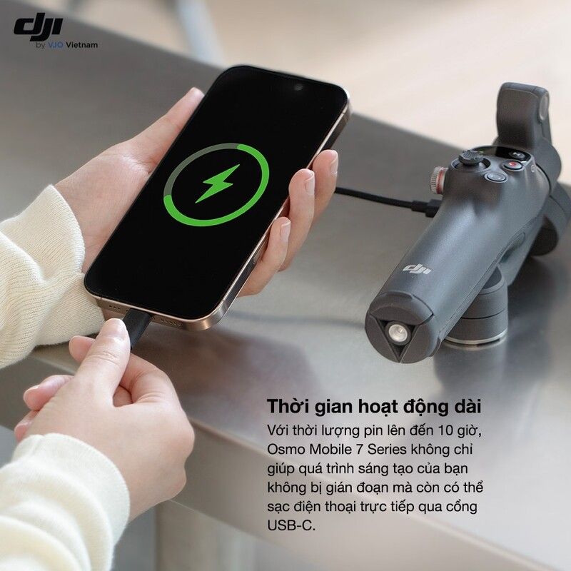 Tay cầm chống rung DJI Osmo Mobile 7 chính hãng VN