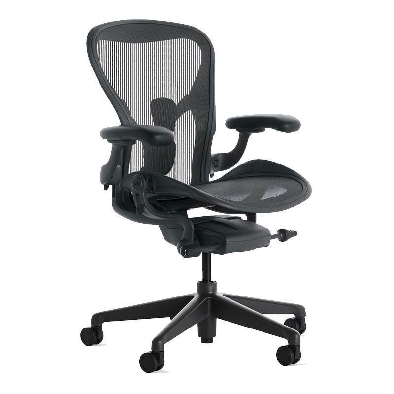 Ghế công thái học Ergonomic Herman Miller Aeron - Khung hợp kim / Chân nhựa
