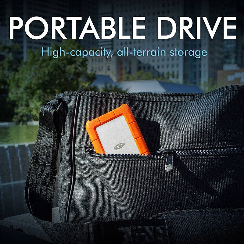 Ổ Cứng Di Động Chống Sốc HDD LaCie Rugged USB-C Rescue - 4TB - STFR4000800