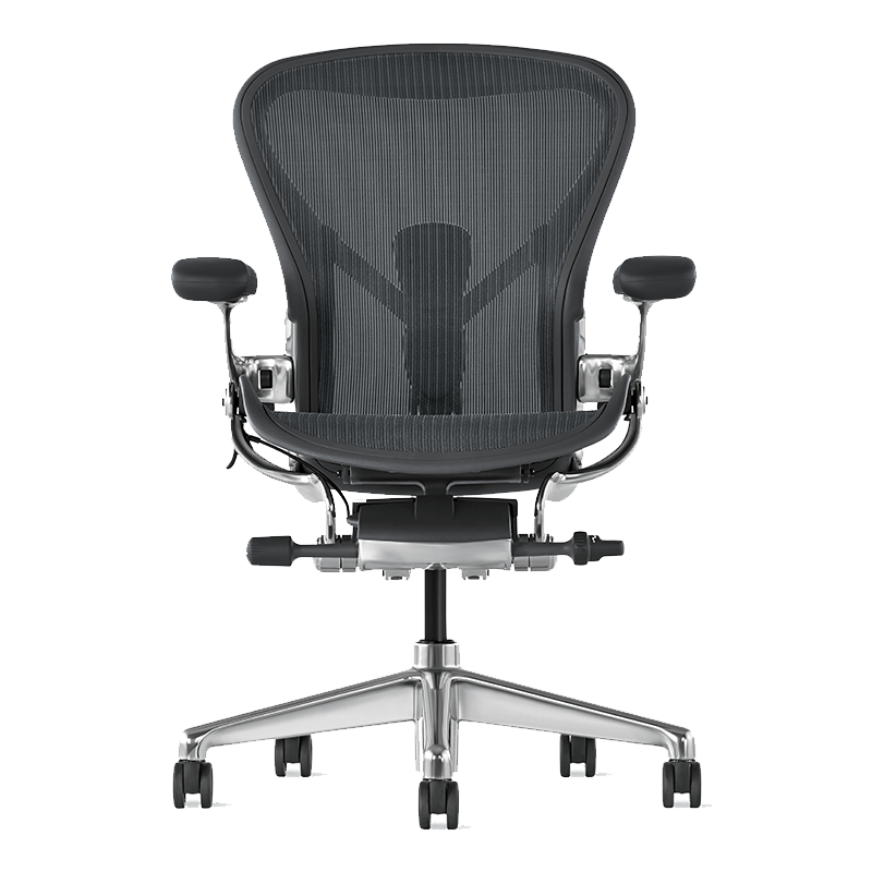 Ghế công thái học Ergonomic Herman Miller Aeron - Khung hợp kim / Chân nhựa