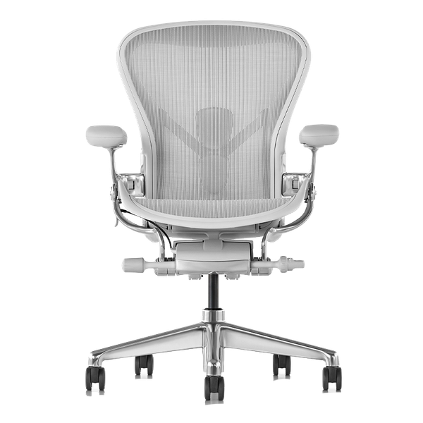 Ghế công thái học Ergonomic Herman Miller Aeron - Khung nhôm / Chân nhôm