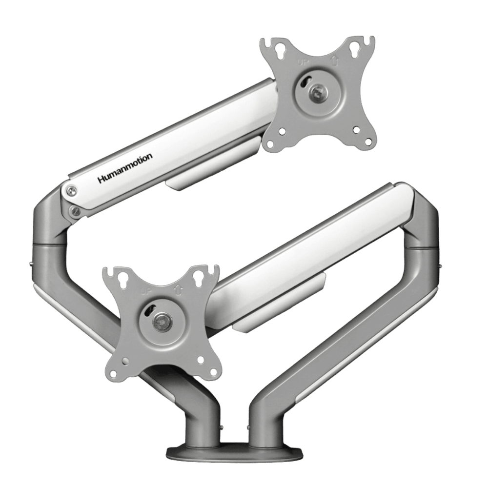 Giá treo màn hình Human Motion T6 Pro Dual - Đen & Trắng