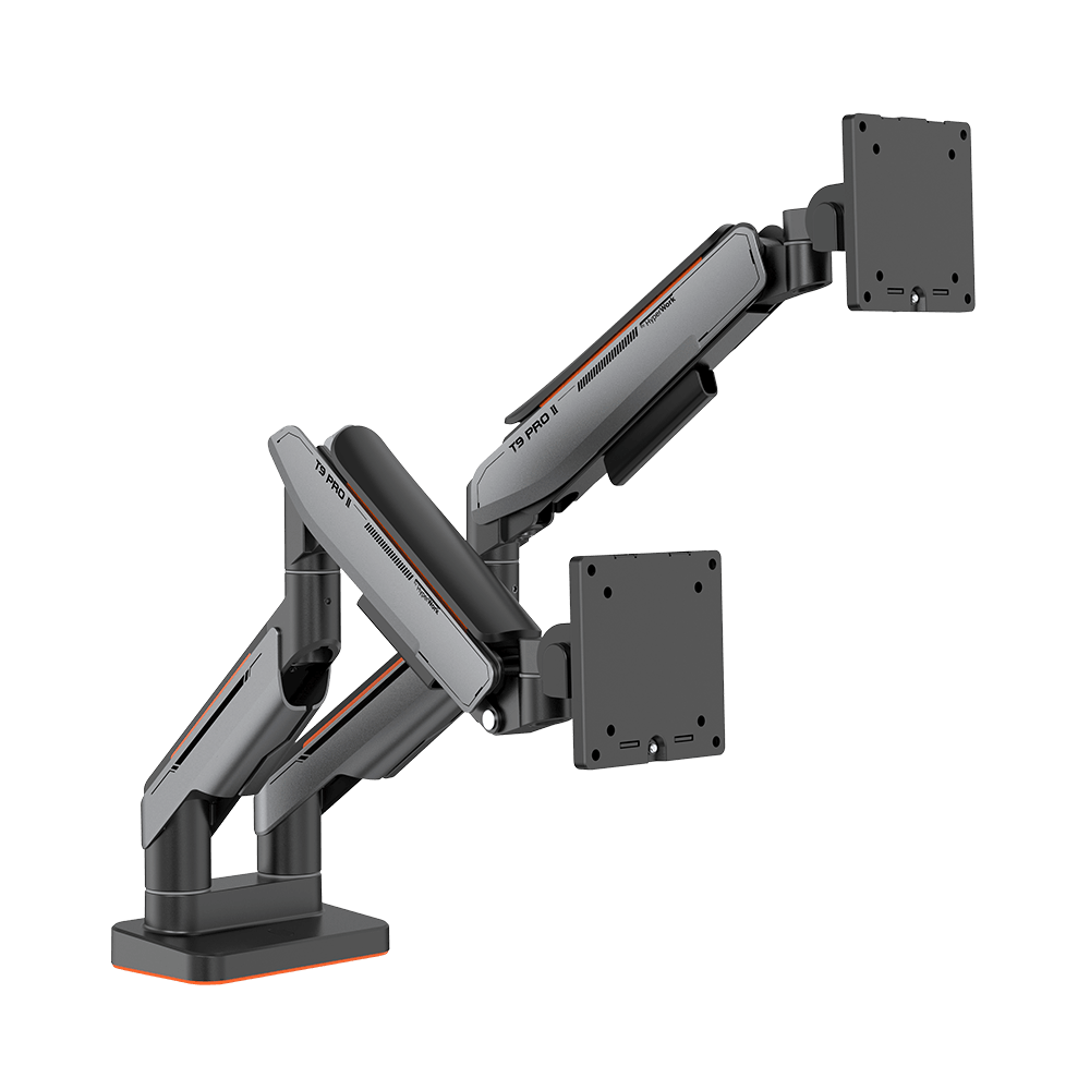 Giá treo màn hình Human Motion T9 Pro II Dual - Xám & Trắng