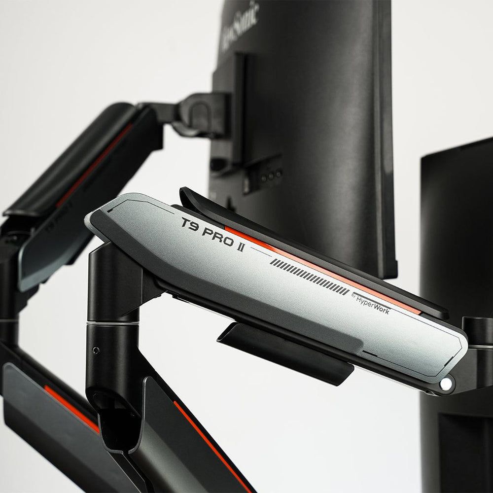 Giá treo màn hình Human Motion T9 Pro II Dual - Xám & Trắng