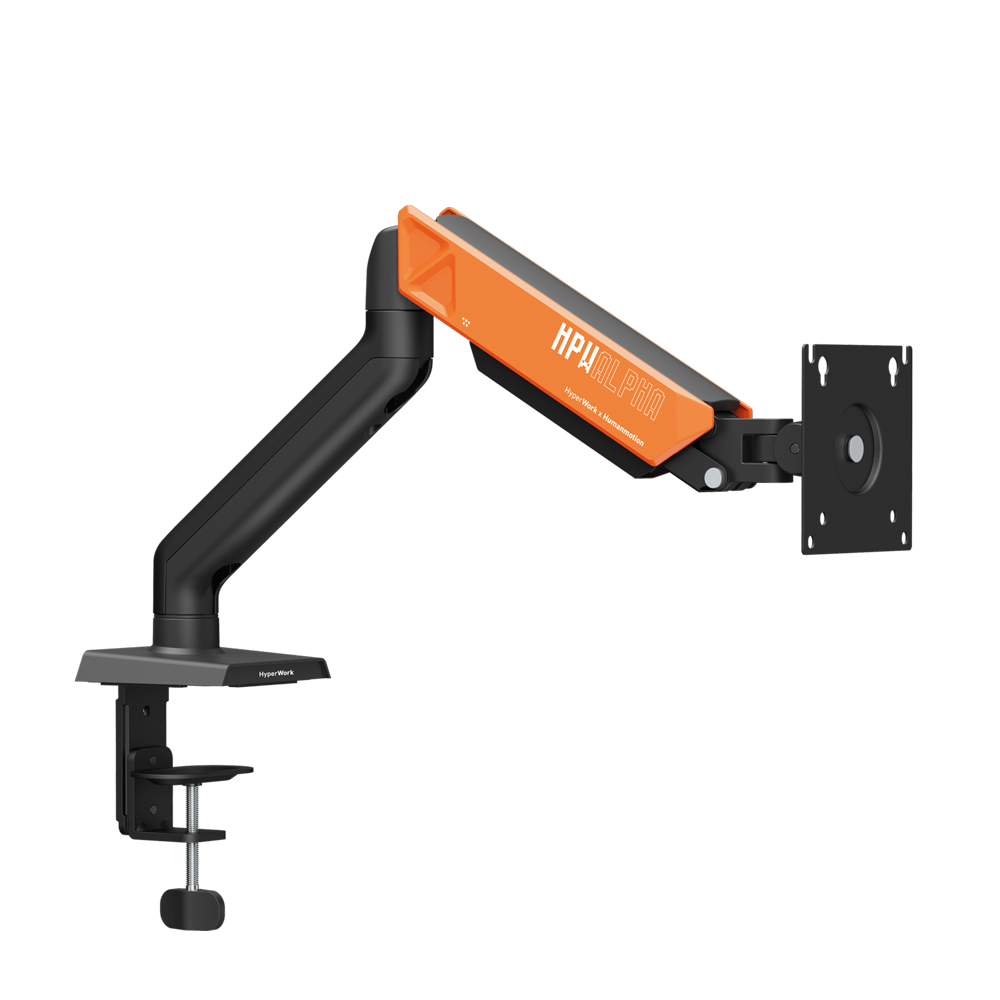 Giá treo màn hình HyperWork Alpha HPW-GMA1 - Cam đen & Trắng đen