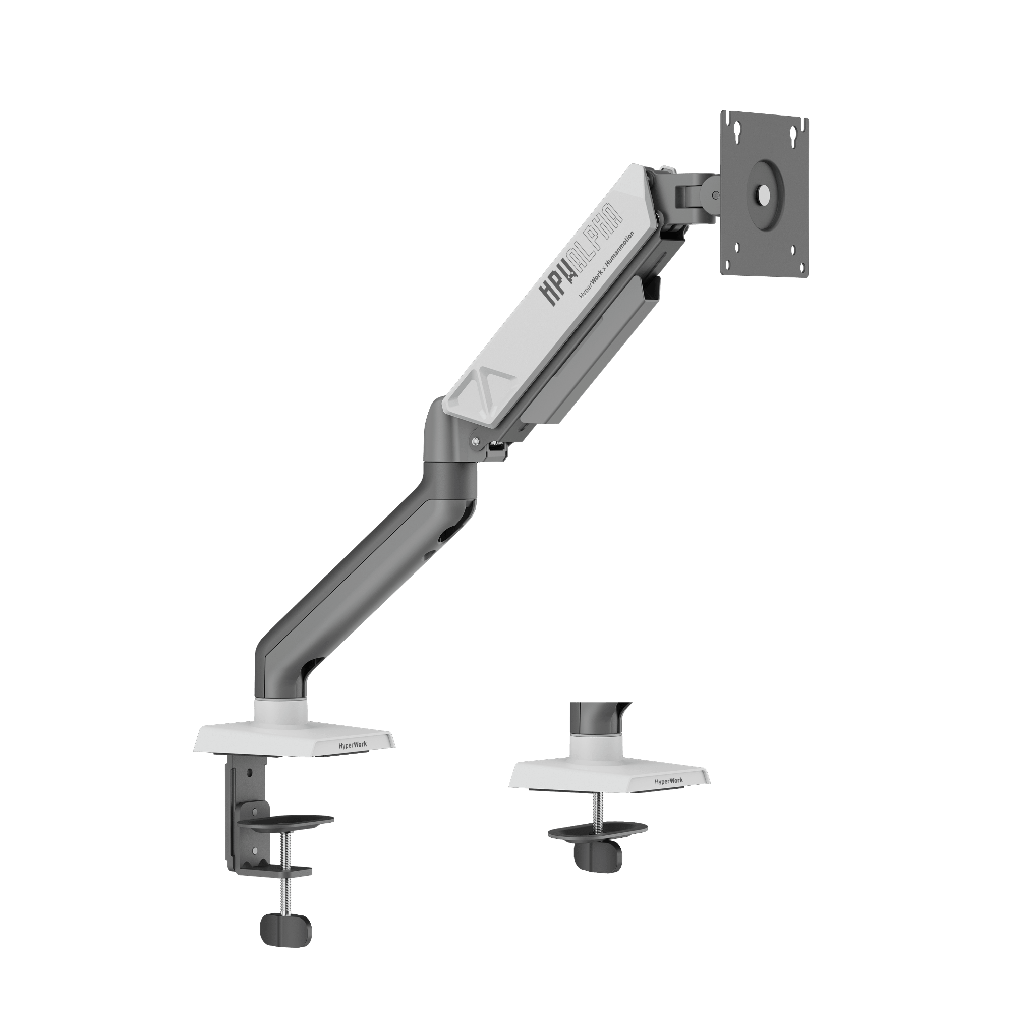 Giá treo màn hình HyperWork Alpha HPW-GMA1 - Cam đen & Trắng đen