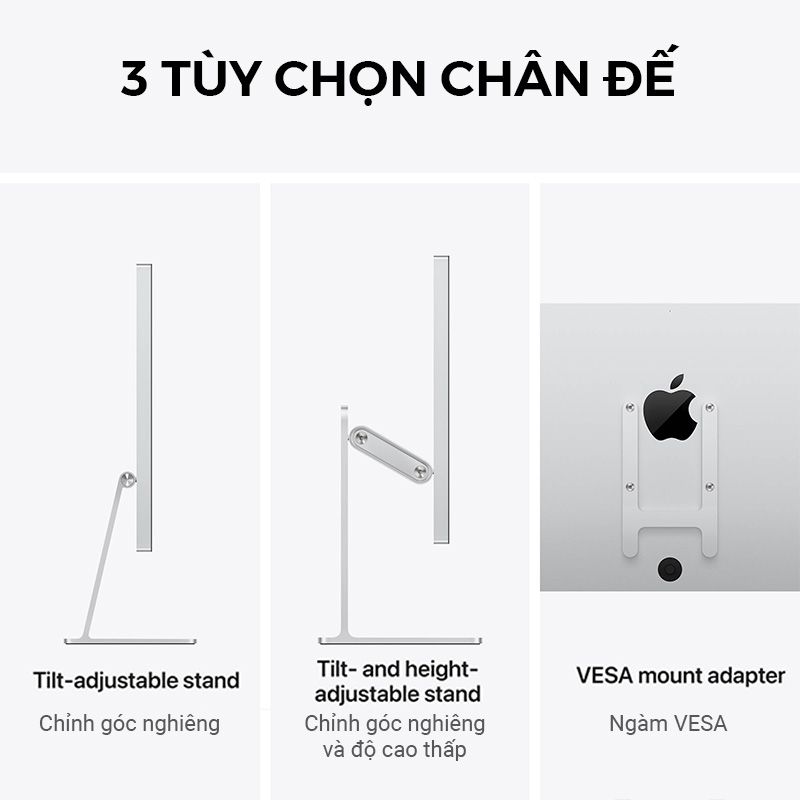 Màn hình Apple Studio Display Tilt- and height-adjustable stand - Chính hãng
