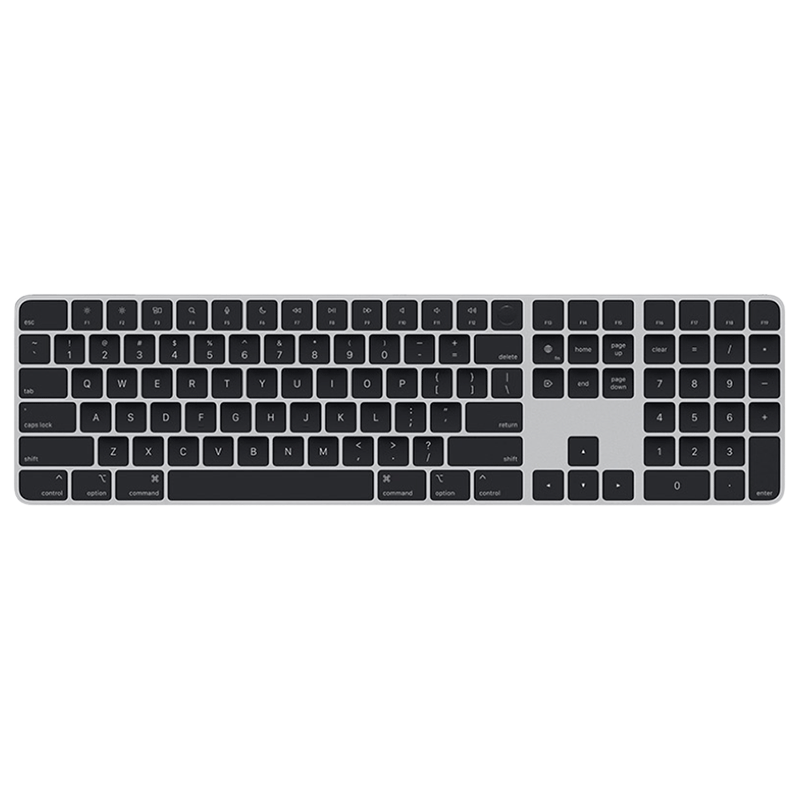  Apple Magic Keyboard with Touch ID and Numeric Keypad Black - 2022 - Hàng chính hãng 