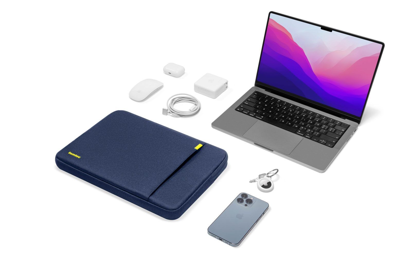 Túi Chống Sốc Tomtoc 360* Protective MacBook/Laptop 13” - Navy Blue