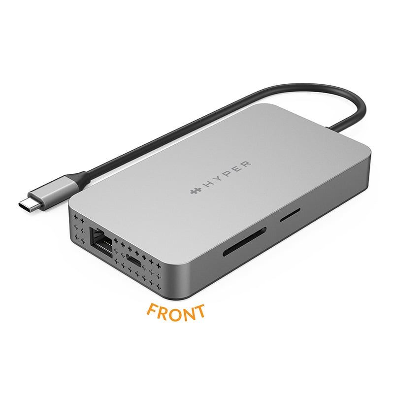 Cổng chuyển HyperDrive Dual 4K HDMI 10-in-1 (2 Màn hình) USB Type-C Hub for MacBook M1/M2