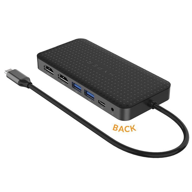 Cổng chuyển HyperDrive Dual 4K HDMI 10-in-1 (2 Màn hình) USB Type-C Hub for MacBook M1/M2