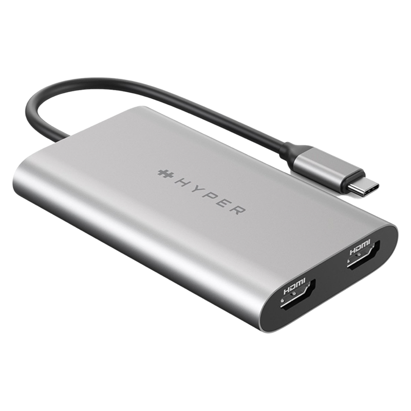 Cổng chuyển HyperDrive Dual 4K HDMI USB Type-C Adapter for MacBook M1/M2