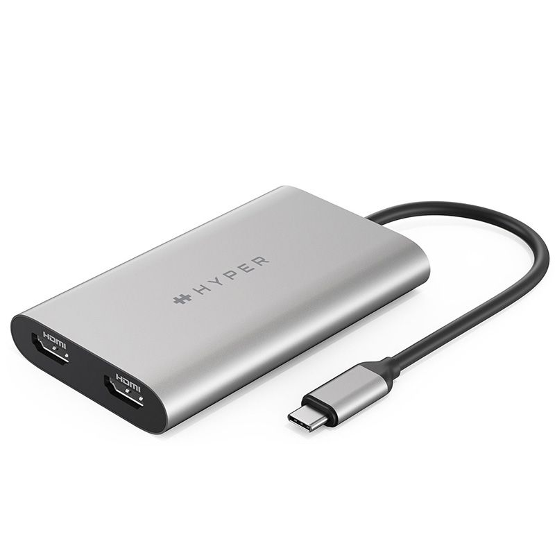 Cổng chuyển HyperDrive Dual 4K HDMI USB Type-C Adapter for MacBook M1/M2