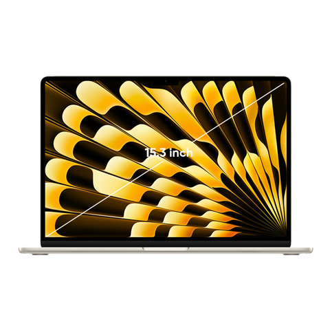 MacBook Air M3 15 inch 2024 màu Starlight 8 CPU / 10 GPU / 8GB RAM / 256GB - Chính hãng VN