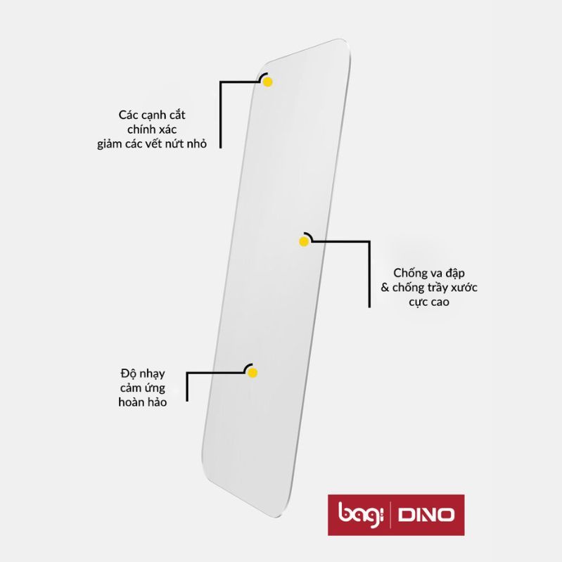 Kính cường lực chống ánh sáng xanh Bagi Dino Extreme cho iPhone 16 Pro