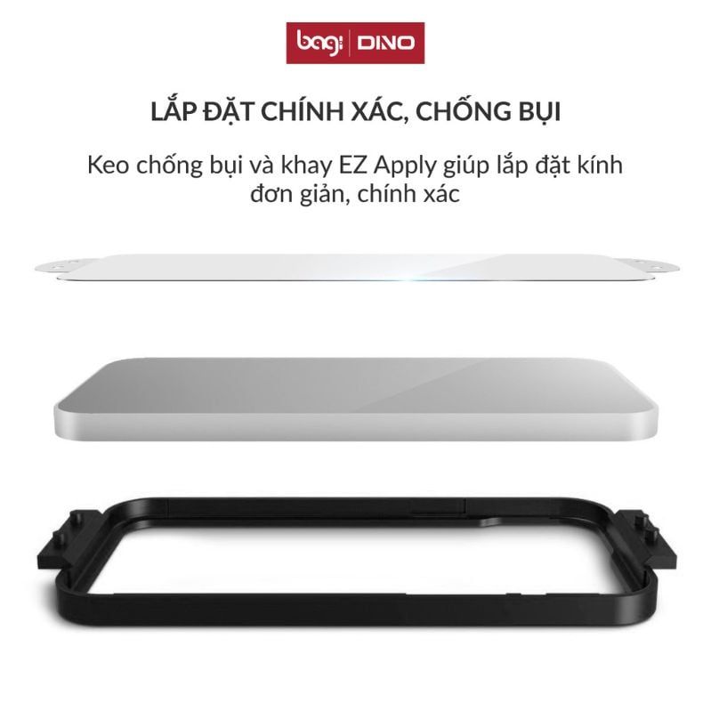 Kính cường lực chống ánh sáng xanh Bagi Dino Extreme cho iPhone 15 Pro